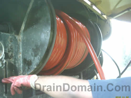high pressure drain jetting